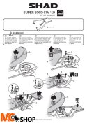 SHAD S0CX19ST STELAŻ KUFRA TYŁ Super Soco CUX 2019-2021