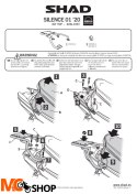 SHAD S0SL10ST STELAŻ KUFRA TYŁ SILENCE S01 2020-2022