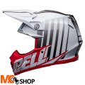 BELL KASK MOTO-9S FLEX SPRINT MATTE/GLOSS WHITE/RE