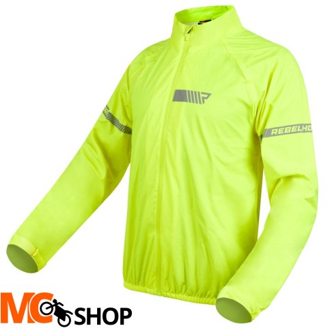 REBELHORN KURTKA PRZECIWDESZCZOWA OCEAN FLUO YELLO REBELHORN KURTKA PRZECIWDESZCZOWA OCEAN FLUO YELLO