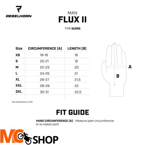 REBELHORN RĘKAWICE SKÓRZANE FLUX II BLACK/FLO YELL REBELHORN RĘKAWICE SKÓRZANE FLUX II BLACK/FLO YELL