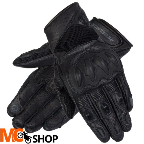 REBELHORN RĘKAWICE SKÓRZANE FLUX II LADY BLACK REBELHORN RĘKAWICE SKÓRZANE FLUX II LADY BLACK