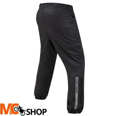 REBELHORN SPODNIE PRZECIWDESZCZOWE OCEAN BLACK REBELHORN SPODNIE PRZECIWDESZCZOWE OCEAN BLACK