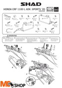 SHAD H0DV104P STELAŻ KUFRA BOCZNEGO 4P TERRA HONDA CRF 1100 L 2020