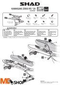 SHAD K0ZR98IF STELAŻ KUFRA BOCZNEGO 3P Kawasaki Z 900 RS ABS 2018-2020