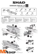 SHAD K0ZR98ST STELAŻ KUFRA TYŁ KAWASAKI Z900RS 2018