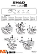 SHAD S0JT17ST STELAŻ KUFRA TYŁ SYM JET 2014