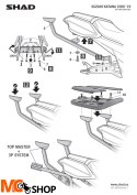 SHAD S0KT19ST STELAŻ KUFRA TYŁ SUZUKI KATANA 1000 2019