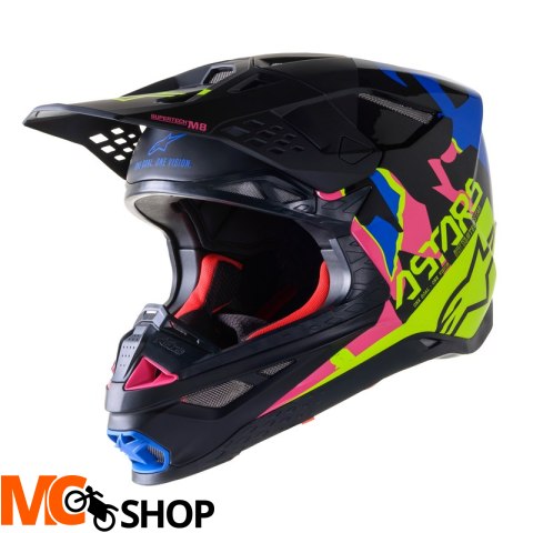 ALPINESTARS KASK OFF-ROAD SUPERTECH S-M8 ECHO B/BL ALPINESTARS KASK OFF-ROAD SUPERTECH S-M8 ECHO B/BL