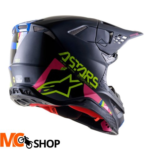 ALPINESTARS KASK OFF-ROAD SUPERTECH S-M8 ECHO B/BL ALPINESTARS KASK OFF-ROAD SUPERTECH S-M8 ECHO B/BL