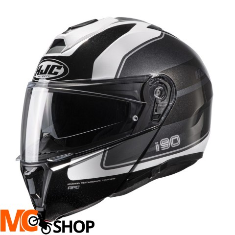 HJC KASK SYSTEMOWY I90 WASCO BLACK/WHITE/GREY HJC KASK SYSTEMOWY I90 WASCO BLACK/WHITE/GREY