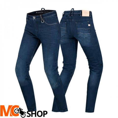 SHIMA JEANSY MOTOCYKLOWE DEVON LADY D.BLUE LONG