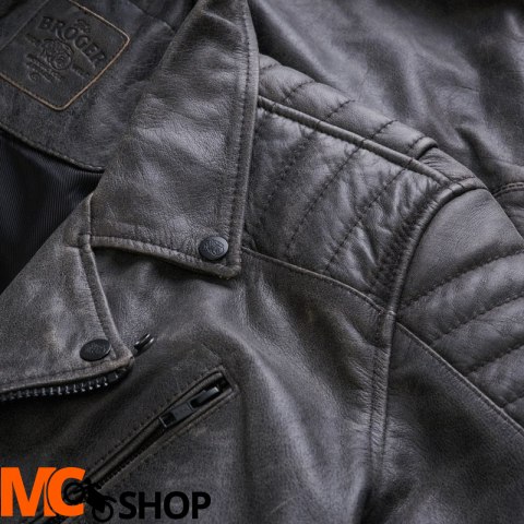 BROGER KURTKA MOTO SKÓRZANA OHIO VINTAGE GREY BROGER KURTKA MOTO SKÓRZANA OHIO VINTAGE GREY