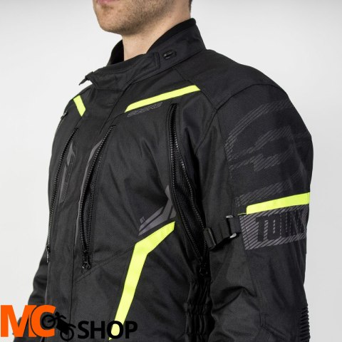 OZONE KURTKA TEKSTYLNA TOUR III BLACK/FLUO YELLOW OZONE KURTKA TEKSTYLNA TOUR III BLACK/FLUO YELLOW