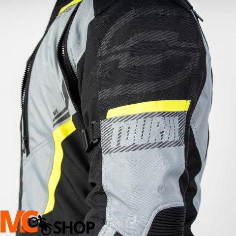 OZONE KURTKA TEKSTYLNA TOUR III BLACK/GREY/FLUO YE OZONE KURTKA TEKSTYLNA TOUR III BLACK/GREY/FLUO YE