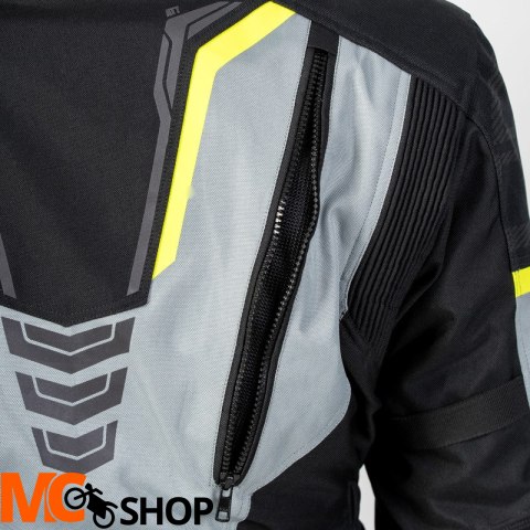OZONE KURTKA TEKSTYLNA TOUR III BLACK/GREY/FLUO YE OZONE KURTKA TEKSTYLNA TOUR III BLACK/GREY/FLUO YE