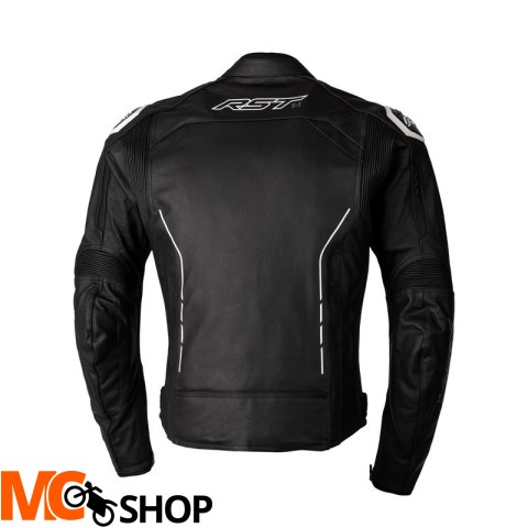 RST KURTKA SKÓRZANA MOTO S1 CE BLACK/BLACK/WHITE RST KURTKA SKÓRZANA MOTO S1 CE BLACK/BLACK/WHITE
