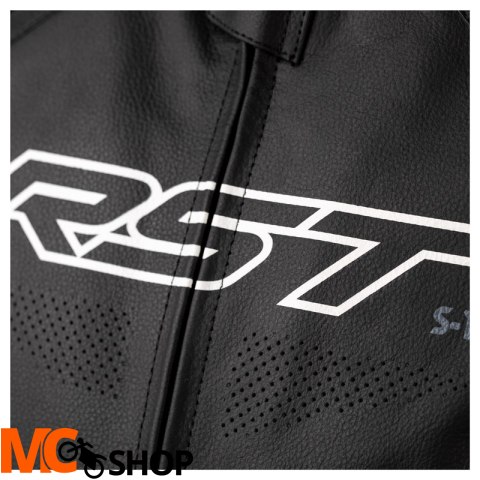 RST KURTKA SKÓRZANA MOTO S1 CE BLACK/BLACK/WHITE RST KURTKA SKÓRZANA MOTO S1 CE BLACK/BLACK/WHITE