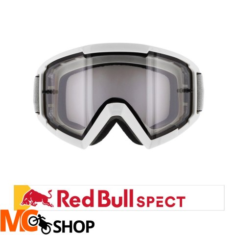 SPECT GOGLE RED BULL WHIP WHITE SZYBA CLEA FLASH/C