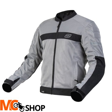 OZONE KURTKA MOTOCYKLOWA TEKSTYLNA DART SILVER/BLA OZONE KURTKA MOTOCYKLOWA TEKSTYLNA DART SILVER/BLA