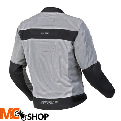 OZONE KURTKA MOTOCYKLOWA TEKSTYLNA DART SILVER/BLA OZONE KURTKA MOTOCYKLOWA TEKSTYLNA DART SILVER/BLA
