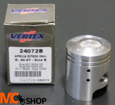 VERTEX 24072D TŁOK APRILIA SR 50Di 40,96MM +0,03MM VERTEX 24072D TŁOK APRILIA SR 50Di 40,96MM +0,03MM