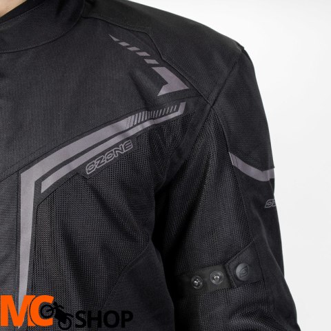 OZONE KURTKA MOTOCYKLOWA TEKSTYLNA FLOW BLACK OZONE KURTKA MOTOCYKLOWA TEKSTYLNA FLOW BLACK