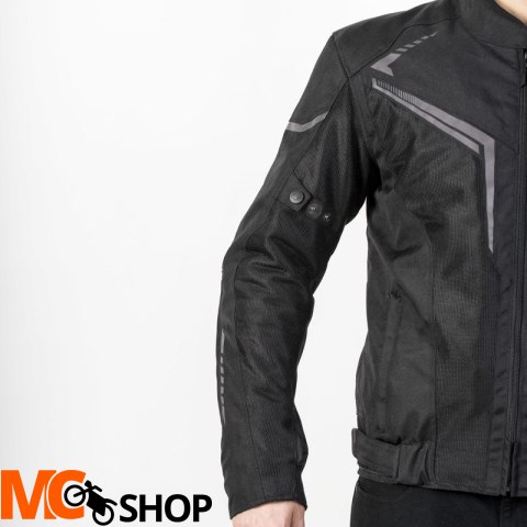 OZONE KURTKA MOTOCYKLOWA TEKSTYLNA FLOW BLACK OZONE KURTKA MOTOCYKLOWA TEKSTYLNA FLOW BLACK