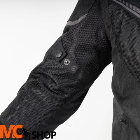OZONE KURTKA MOTOCYKLOWA TEKSTYLNA FLOW BLACK OZONE KURTKA MOTOCYKLOWA TEKSTYLNA FLOW BLACK