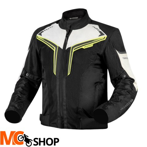 OZONE KURTKA TEKSTYLNA FLOW BLACK/GREY/FLUO YELLOW OZONE KURTKA TEKSTYLNA FLOW BLACK/GREY/FLUO YELLOW