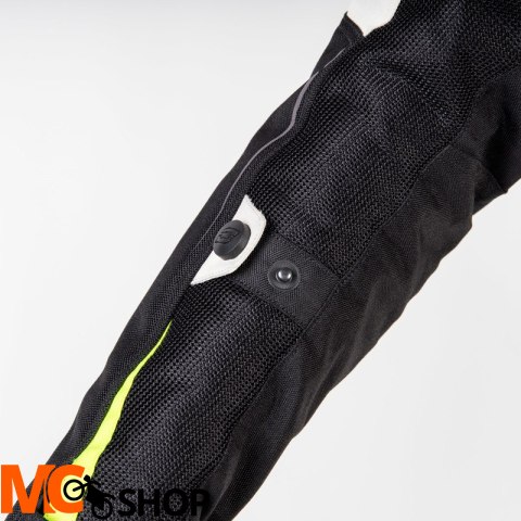 OZONE KURTKA TEKSTYLNA FLOW LADY BLACK/GREY/FL YEL OZONE KURTKA TEKSTYLNA FLOW LADY BLACK/GREY/FL YEL