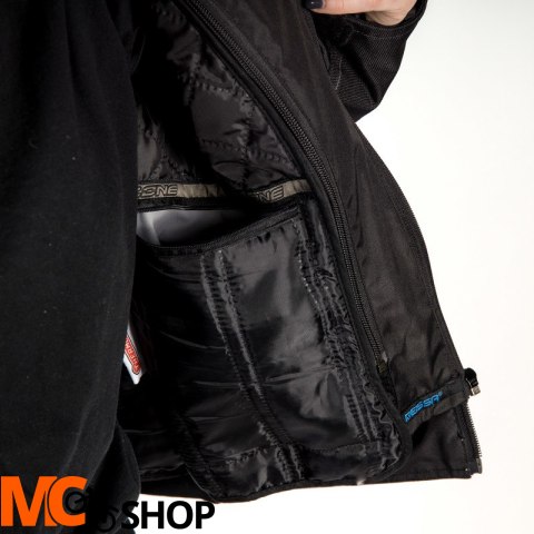 OZONE KURTKA TEKSTYLNA FLOW LADY BLACK/GREY/FL YEL OZONE KURTKA TEKSTYLNA FLOW LADY BLACK/GREY/FL YEL