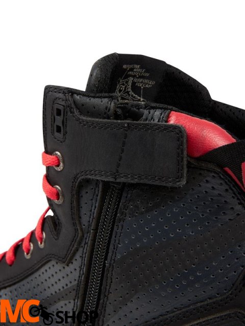REBELHORN BUTY SKÓRZANE VANDAL PRINTED BLACK/RED REBELHORN BUTY SKÓRZANE VANDAL PRINTED BLACK/RED