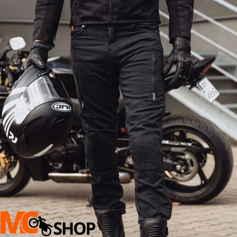 REBELHORN SPODNIE JEANS HAWK III REG WASHED BLACK REBELHORN SPODNIE JEANS HAWK III REG WASHED BLACK