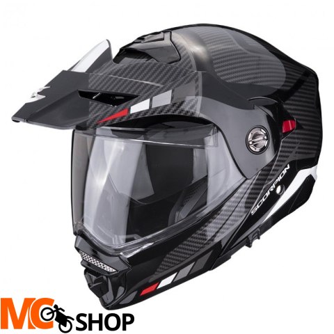 SCORPION KASK SZCZĘKOWY ADX-2 CAMINO BK-SILVER-RE SCORPION KASK SZCZĘKOWY ADX-2 CAMINO BK-SILVER-RE