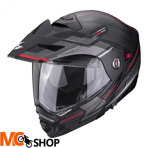 SCORPION KASK SZCZĘKOWY ADX-2 CARRERA MATT BK-RED SCORPION KASK SZCZĘKOWY ADX-2 CARRERA MATT BK-RED