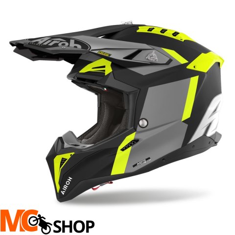 AIROH KASK OFF-ROAD AVIATOR 3 GLORY YELLOW MATT AIROH KASK OFF-ROAD AVIATOR 3 GLORY YELLOW MATT