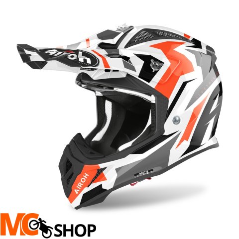 AIROH KASK OFF-ROAD AVIATOR ACE SWOOP ORANGE AIROH KASK OFF-ROAD AVIATOR ACE SWOOP ORANGE
