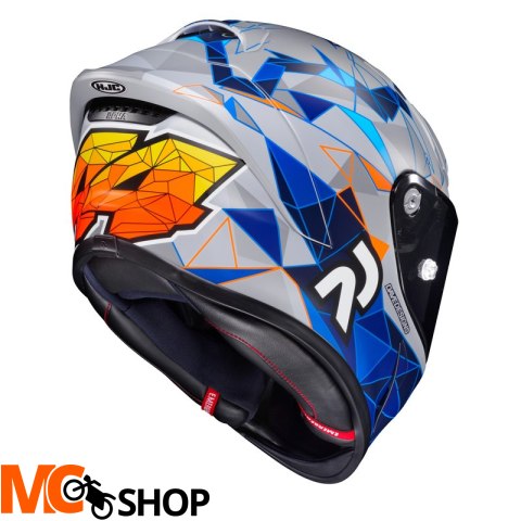 HJC KASK RPHA1 POL ESPARGARO REPLICA GREY/BLUE HJC KASK RPHA1 POL ESPARGARO REPLICA GREY/BLUE