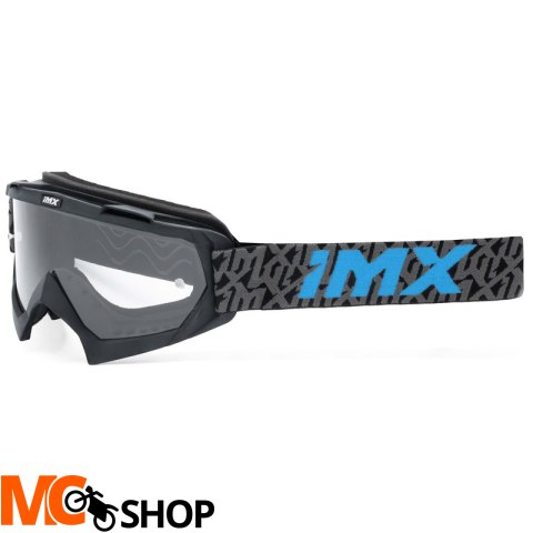 IMX GOGLE MUD BLACK MATT/GREY/BLUE SZYBA CLEAR IMX GOGLE MUD BLACK MATT/GREY/BLUE SZYBA CLEAR