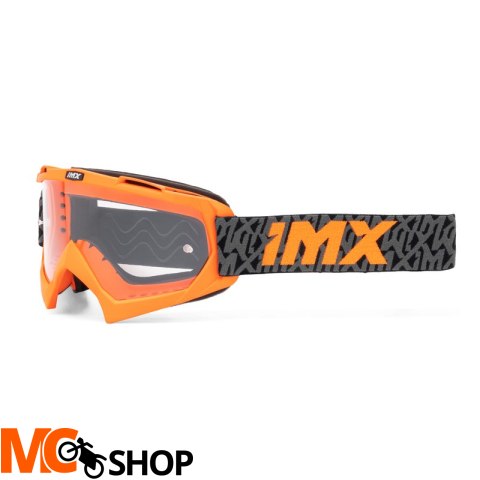 IMX GOGLE MUD ORANGE MATT/GREY/ORANGE SZYBA CLEAR IMX GOGLE MUD ORANGE MATT/GREY/ORANGE SZYBA CLEAR