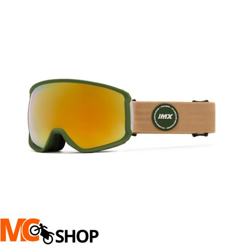 IMX GOGLE SNOWBOARDOWE PEAK GREEN MATT/SAND GOLD IMX GOGLE SNOWBOARDOWE PEAK GREEN MATT/SAND GOLD