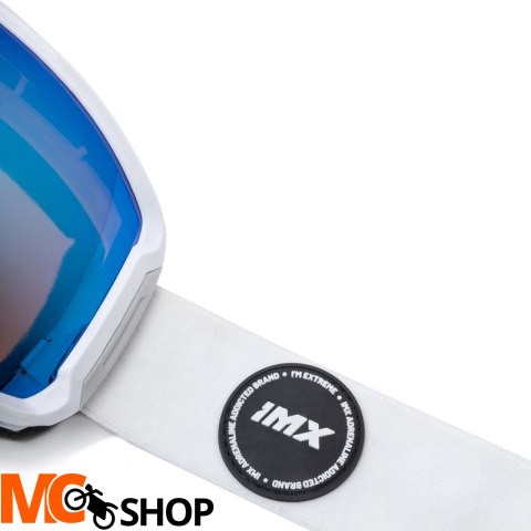 IMX GOGLE SNOWBOARDOWE PEAK WHITE MATT/WHITE BLUE IMX GOGLE SNOWBOARDOWE PEAK WHITE MATT/WHITE BLUE