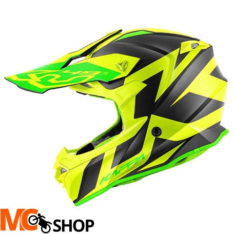 KAPPA KASK OFF-ROAD KV49 EVO GREAT CROSS CZ MAT/ŻÓ KAPPA KASK OFF-ROAD KV49 EVO GREAT CROSS CZ MAT/ŻÓ