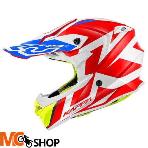 KAPPA KASK OFF-ROAD KV49 EVO GREAT CROSS CZER/BIA KAPPA KASK OFF-ROAD KV49 EVO GREAT CROSS CZER/BIA