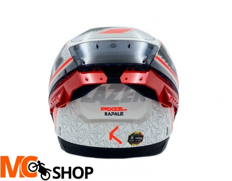 LAZER KASK INTEGRALNY RAFALE SR EVO PIXEL BIA CZA LAZER KASK INTEGRALNY RAFALE SR EVO PIXEL BIA CZA