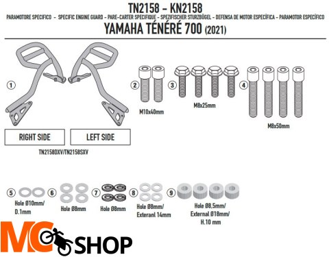 GIVI GITN2158 GMOLE SILNIKA YAMAHA TÉNÉRÉ 700 (21) GIVI GITN2158 GMOLE SILNIKA YAMAHA TÉNÉRÉ 700 (21)