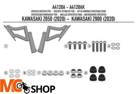 KAPPA A4128AK MOCOWANIE SZYBY 1176AK KAWASAKI Z 90 KAPPA A4128AK MOCOWANIE SZYBY 1176AK KAWASAKI Z 90