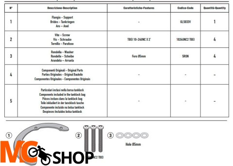 KAPPA BF65K MOCOWANIE TANKLOCK HARLEY-DAVIDSON PAN KAPPA BF65K MOCOWANIE TANKLOCK HARLEY-DAVIDSON PAN