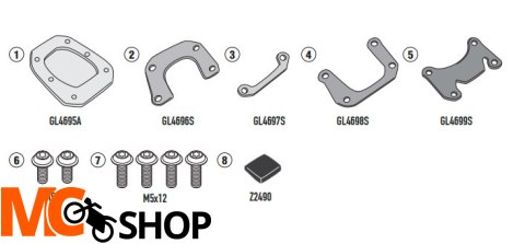 KAPPA ES1186K POSZERZENIE STOPKI BOCZNEJ HONDA FOR KAPPA ES1186K POSZERZENIE STOPKI BOCZNEJ HONDA FOR